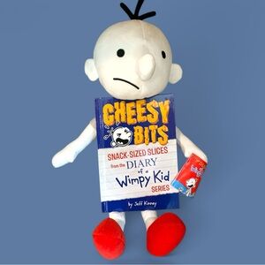 Diary of a Wimpy Kid Plush Doll & Cheesy Bits graphic novel Book Kinney